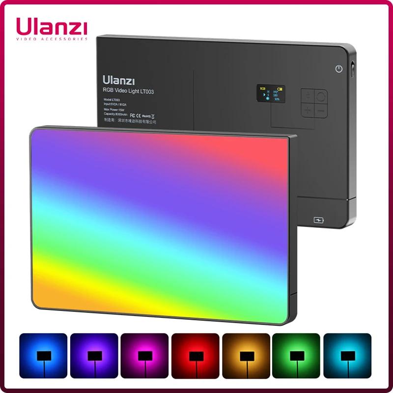 Ulanzi-LT003 RGB  Ʈ Ǯ ÷ г Ʈ, 8000mAh   2500-9000K CRI 95 +  Ʃ  266  ̺ Ʈ
